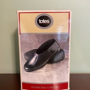 ☘️New Totes Geometric Rubber Rain Shoes-Isotoner-Stretch